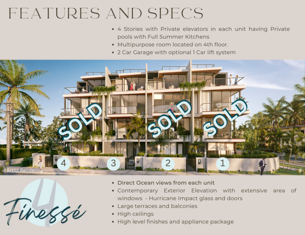 Photo inspiration: Fresh Look at Finesse 4 Ultra Luxury New Ocean View Townhomes In Pompano